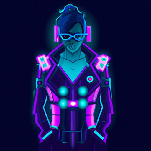 Upgrade your gear with this futuristic cyberpunk skin