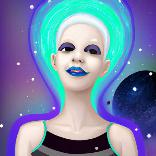 Gwen channels the power of the stars with her Cosmic skin, featuring celestial-inspired effects and animations.