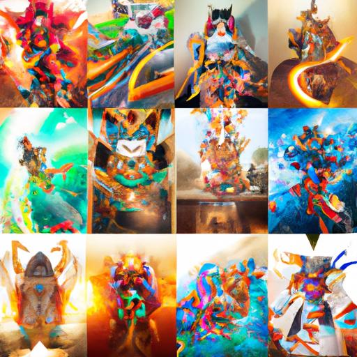 The variety of Arcana skins in League of Legends is on full display in this image.