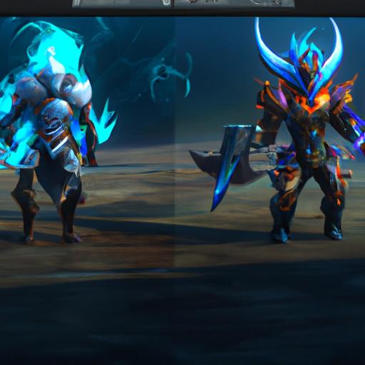 Two characters with unique skins obtained from Valorant's random skin option engage in a fierce battle.