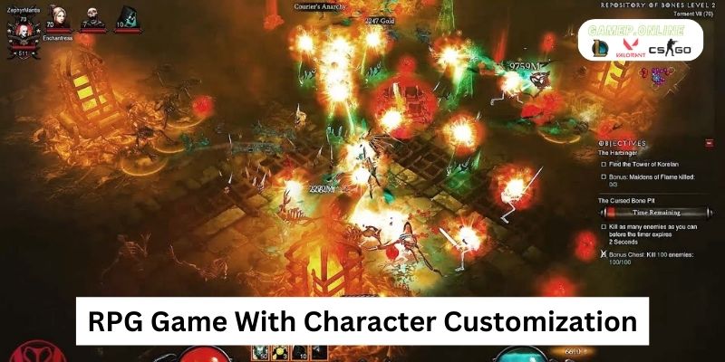 RPG game with character customization