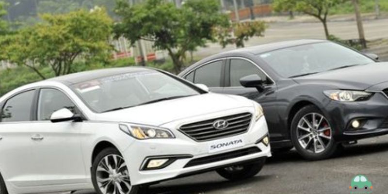 การออกแบบภายนอก Hyundai Sonata และ Mazda 6